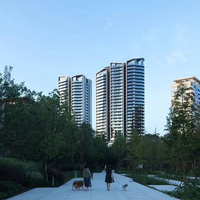 2020国际高层建筑奖提名揭晓作品 LUXE LAKE TOWERS&nbsp;/ 成都，中国 建筑设计：GRAFT（德国）